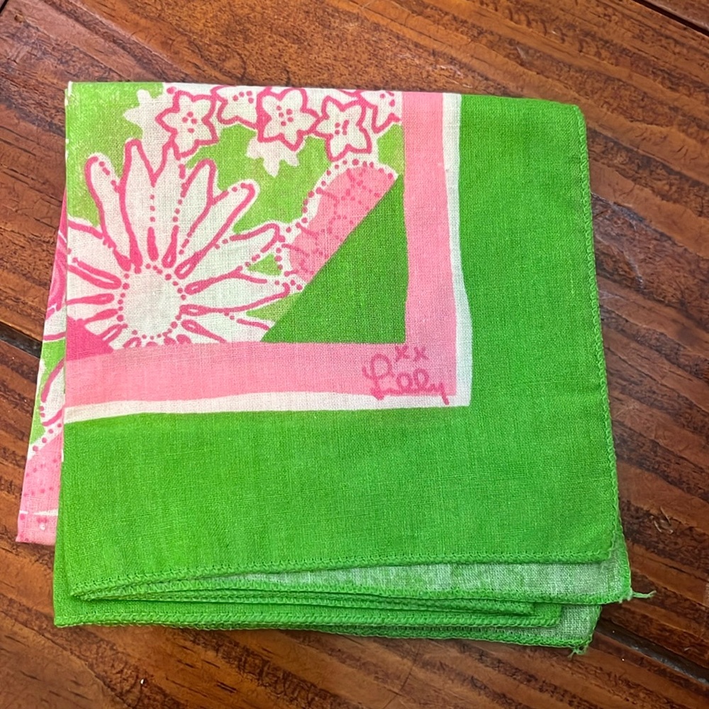 Lilly Pulitzer Ford Breast Cancer Handkerchief